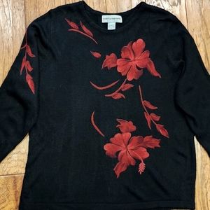 Vintage Cathy Daniels Long Sleeve Sweater Size L